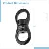 Aluminum 30Kn Climbing Rope Swivel Connector, 6613 Capacity, Heavy-Duty for Outdoor Use view 3