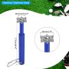 PATIKIL Groove Sharpener with 6 Heads, Golf Club Sharpeners Re-Grooving Sharpening Tool and Cleaner for U & V-Grooves Utility Clubs, Blue view 2