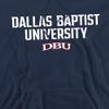 LOGOVISION Dallas Baptist University Stacked Adult Pull-Over Hoodie, Navy, 2X-Large view 2
