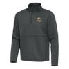 Antigua Men's Pewter Minnesota Vikings Twist Quarter-Zip Pullover Jacket view 2