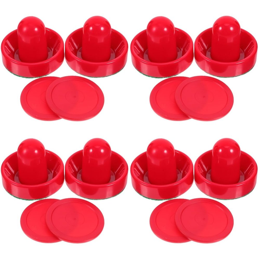 JOINPAYA 4sets Hockey Puck Bouncer Ice Hockey Pucks and Paddles for Board Game Supplies