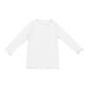 Baby Baby Girls T-Shirt Toddler Long Sleeve Shirt Crewneck Tees Basic Tshirt Tops Light Undershirt (White, 18-24 Months)