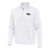 Antigua Men's White Baltimore Ravens Twist Quarter-Zip Pullover Jacket view 2