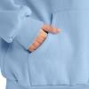 Sweatsuits Women 2 Piece Outfit,2024 Casual Loose Oversized Hoodies Jogger Sweatpants Y2K Tracksuit Long Sleeve Lounge Sweatshirt Fall Fashion Sweatsuit With Pockets(B-Sky Blue,L) view 2