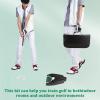 Putting Aid, Putter Cup Automatic Ball Indoor Outdoor Putter Ball Strike Training Aid Tools Kit with Storage Bag view 4