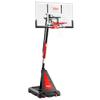 Crank Lift Basketball Hoop Outdoor 7.5-10ft Adjustable Portable Basketball Goal for Youth and Adults 44 Patented Angle Adjustable PC Backboard and Large Fillable Base (44 inch Backboard) view 1
