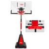 Crank Lift Basketball Hoop Outdoor 7.5-10ft Adjustable Portable Basketball Goal for Youth and Adults 44 Patented Angle Adjustable PC Backboard and Large Fillable Base (44 inch Backboard) view 2