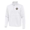 Antigua Men's White New Orleans Saints Twist Quarter-Zip Pullover Jacket view 2