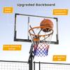 Basketball Hoop Outdoor, 8.5ft Height Adjustable Portable Hoops & Goals with HDPE Backboard and Wheels for Kids/Teens/Adults Backyard, Outdoor, Driveway (Black, Large) view 3