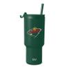 Simple Modern Officially Licensed NHL Minnesota Wild 30 oz Tumbler with Flip Lid and Straws | Hockey Insulated Cup Stainless Steel | Gifts for Men Women | Trek Collection | Minnesota Wild view 1