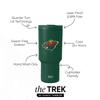 Simple Modern Officially Licensed NHL Minnesota Wild 30 oz Tumbler with Flip Lid and Straws | Hockey Insulated Cup Stainless Steel | Gifts for Men Women | Trek Collection | Minnesota Wild view 2