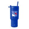 Simple Modern Officially Licensed NHL New York Rangers 30 oz Tumbler with Flip Lid and Straws | Hockey Insulated Cup Stainless Steel | Gifts for Men Women | Trek Collection | New York Rangers view 1