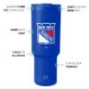 Simple Modern Officially Licensed NHL New York Rangers 30 oz Tumbler with Flip Lid and Straws | Hockey Insulated Cup Stainless Steel | Gifts for Men Women | Trek Collection | New York Rangers view 2