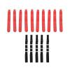 NOENNULL Flag Football Set, Adjustable Flag Football Belts for Kids Youth and Adults Training, 5pcs (Red) view 1