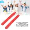 NOENNULL Flag Football Set, Adjustable Flag Football Belts for Kids Youth and Adults Training, 5pcs (Red) view 3