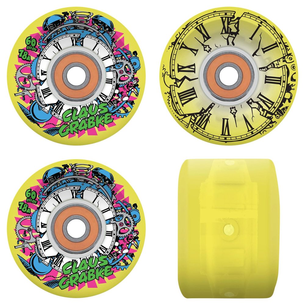 Claus Grabkelight Light Ups OG Slime 78a Skateboard Wheels