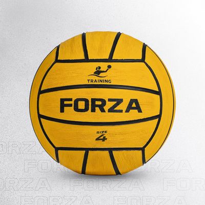 FORZA Water Polo Training Ball | Durable & Impact-Resistant Ball with Grip+ Technology - Suitable for All Ages (Size 4, Pack of 5)
