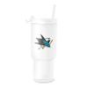 Simple Modern Officially Licensed NHL San Jose Sharks 30 oz Tumbler with Flip Lid and Straws | Hockey Insulated Cup Stainless Steel | Gifts for Men Women | Trek Collection | San Jose Sharks view 1