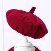 Betadog Girls Button Down Dress Coat Kids Winter Faux  Peacoat Jackets Outerwear Toddler Unisex (Red, 4-5 Years) view 4