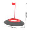 OHPHCALL Golf Hole Cup TPU Material Putting Cup Regulation for Backyard Golf Indoor Practice Hole view 2