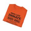 Personalized Mom Life Inmate Costume T-Shirt  Custom Inmate Number  Funny Halloween Shirt for Moms - Fun Mom Life Orange view 4