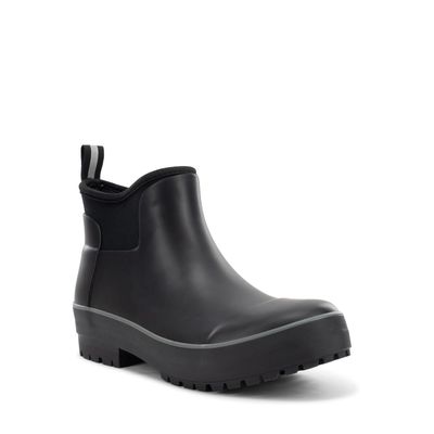 Chooka Women's Everyday Neoprene Waterproof Ankle Rain Boots | Slip-On Chelsea Insulated Rubber Boots for Women