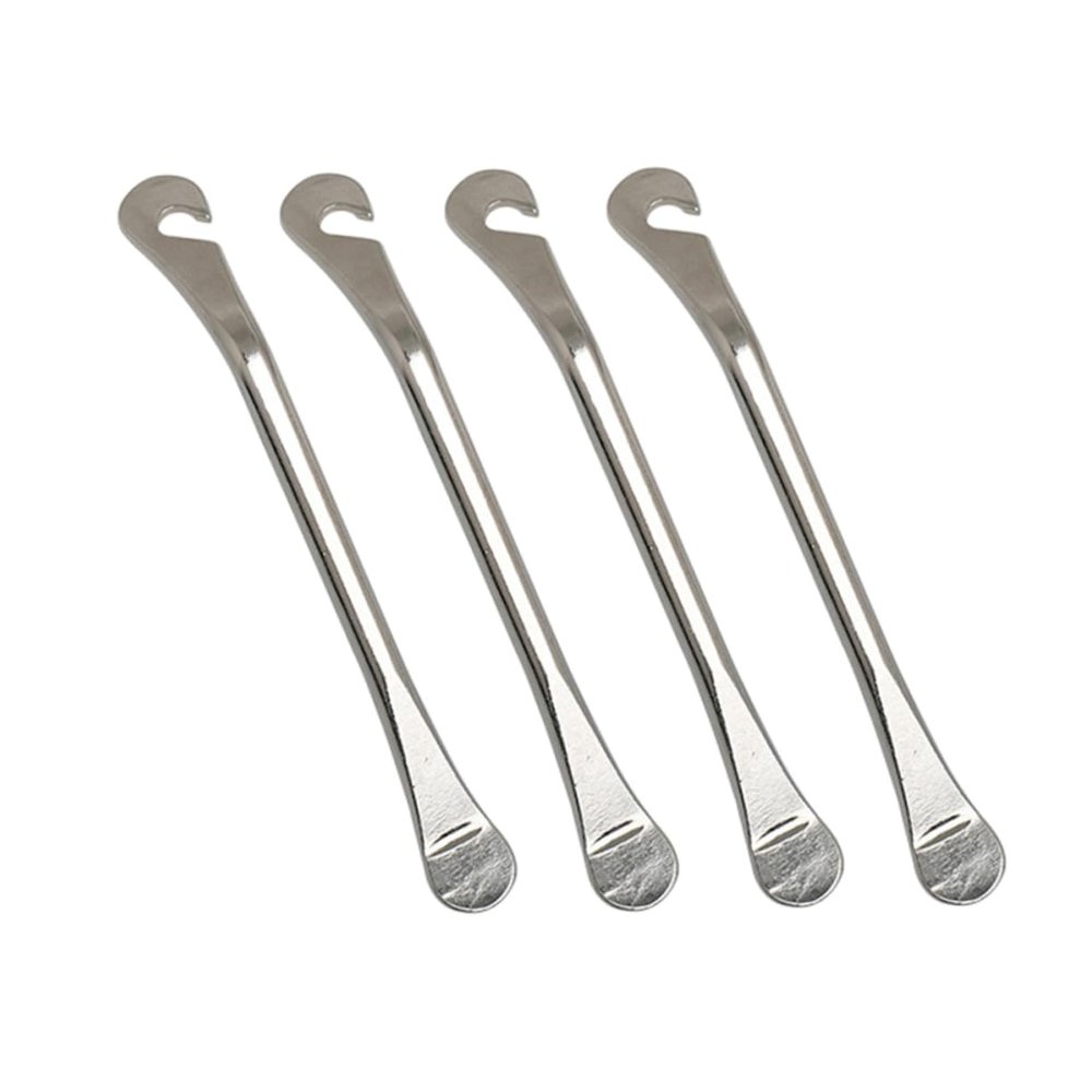 FUNOMOCYA 4pcs Bike Tire Removal Tool Chrome-Plated Carbon Steel Tire Lever Tyre Spoon Tyre Breaker Tool