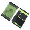 Healeved Wrist Support Brace for Sports Compression Wrist Wrap Protector for Weightlifting Basketball and Fitness Breathable Black Green view 1