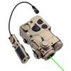 Metal PST4 Aiming Box Laser Sights(with Red/Green/Blue Laser+IR Laser+Modular Remote Pressure Switch), & M600DF Strong White LED Flashlight Combo, Fit 20mm Rail,DE view 2