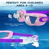 Hurdilen Swim Goggles for Kids Toddlers 3-14 with Swim Cap, Nose Clip, Nose Bridge, Ear Plugs view 4