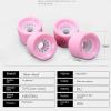 GROWTHLIN Skateboard Trucks and Wheels Set 70mm Longboard Wheels 70mm Wheels 83A Soft Wheels 7-inch Aluminum Trucks Bearings Screws Riser Pads and Spacer view 2