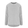 Piuwrlz Women's Sherpa Pullover Sweaters Fuzzy Warm Tops Solid Plush Sweater Split Hem Long Fluffy Sweatshirts view 3