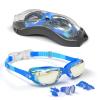 Hurdilen Swim Goggles for Kids Toddlers 3-14 with Swim Cap, Nose Clip, Nose Bridge, Ear Plugs view 3