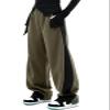 EMMIOL Wide Leg Sweatpants for Women, High Waisted Baggy Joggers, Barrel Leg Lounge Pants with Pockets Green view 1