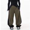 EMMIOL Wide Leg Sweatpants for Women, High Waisted Baggy Joggers, Barrel Leg Lounge Pants with Pockets Green view 3