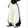 EMMIOL Wide Leg Sweatpants for Women, High Waisted Baggy Joggers, Barrel Leg Lounge Pants with Pockets Apricot view 1
