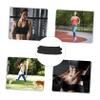 GLSTOY Female Bellyband Waist Sweat Band Exercise Staylace Zipper Waistband Lumbar Support Belt for Athletes s Dark Grey view 3