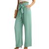 Lolvmvchi Reorders from My Past Orders Leg Flare Sweatpants Women's Solid Color High Waisted Casual Wide Leg Pants with Elastic Waist Straight Trendy Fall (Mint Green, S) Placed Recently by Me view 3