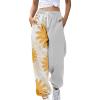 Lolvmvchi Deals Straight Leg Pants for Women Pants for Women Elastic Sweatpant Jogger Trousers with Pockets Trendy Fall Outfits for Women 2024 (Yellow, M) Placed Recently by Me view 1
