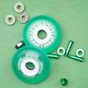 GROWTHLIN 8 Pack Inline Skate Replacement Wheels 72mm 76mm 80mm Inline Skate Wheels Outdoor Indoor with LED Lights and ABEC-9 Bearings for Improved Performance (Green,80mm) view 3