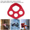 equlup Rigging Plate, Outdoor 4 Holes Paws Rigging Plate Rock Climbing Multi Anchor Point Connector Gear for Rigging System view 3