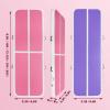 Inflatable Gymnastics Mat 10ft/13ft/16ft/20ft/ Air Tumbling Track Mats 4/8 inches Thick for Home Use/Training/Cheerleading/Yoga/Water with Pump 13ft x 3.3ft x 4inch White Pink Purple view 2