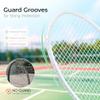 OGEENIER Badminton Rackets Set, 4-Player Lightweight Badminton Racquets Set with 6 Nylon Birdies for Beginner view 3