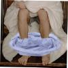 HONMEET Men Folding Leg Shaving Cape Portable Beard Shaving Apron for Easy Hair Catching Material for Beard Grooming Hair Trimming view 4