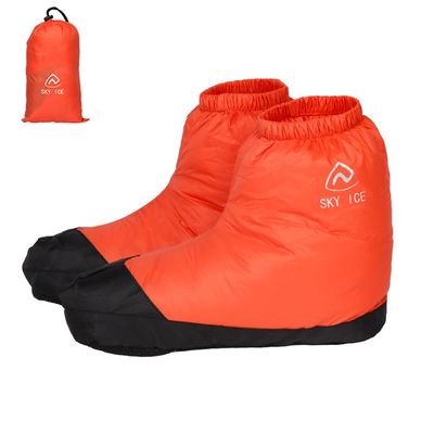 Karlak Waterproof Down Slipper Boots Weight Down Socks Stuffed Booties Down Feet Covers