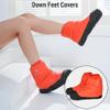Karlak Waterproof Down Slipper Boots Weight Down Socks Stuffed Booties Down Feet Covers view 4