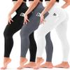 3 Pack Leggings for Women-No See-Through High Waisted Tummy Control Yoga Pants Workout Running Legging view 1