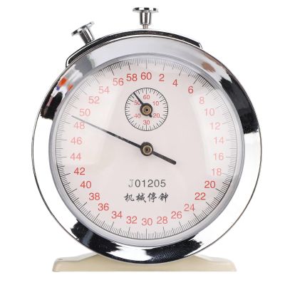 Mechanical Stop Watch, Digital Sports Stopwatch Timer, Round Dial 0.2s 60 Second Sports Count Timer for Physical Experiments Sports Fitness