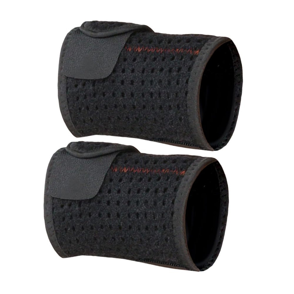 BCOATH 2pcs Ergonomic Design Wristband Aluminum Spring Breathable Wrist Wrap Sports Fitness Gym Workout Wrist Support Straps
