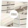 TOGEVAL 1pc Jewelry Display Box Multi-grid Earring Organizer Plastic Jewelry Case for Necklaces Bracelets and Accessories Space-saving Design for Home Travel view 3